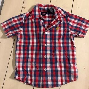 Wrangler Kids Red and Blue Checkered Shirt
